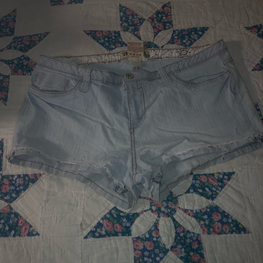 Women’s sz 13 YMI jean shorts light blue Jean